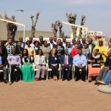 The participants from eight countries who joined the regional seminar in Lesotho on the Marrakesh Treaty on 12-13 September 2017. Photo credit: Lesotho National Commission for UNESCO.