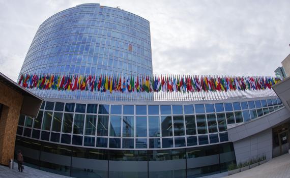 WIPO headquarters in Geneva. Credit: U.S. Mission Geneva/ Eric Bridiers, Link https://www.flickr.com/photos/us-mission/15339685942